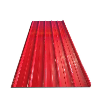 0.12*900*3000 0.15*800*3000 PPGI lamiera di acciaio galvanizzata corrugata Tile DX51D SPCC Bwg30 PVDF RAL rosso blu verde colore materiale da costruzione Foglio
