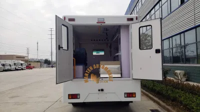 Veicolo di soccorso diesel manuale trasferimento paziente ambulanza camion medico con Prezzo di fabbrica