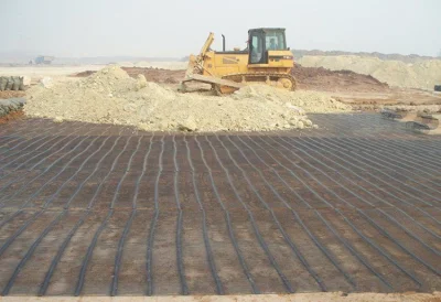 Tessuto di rinforzo geogrigato ad alta resistenza in HDPE per lavori in sottosuolo