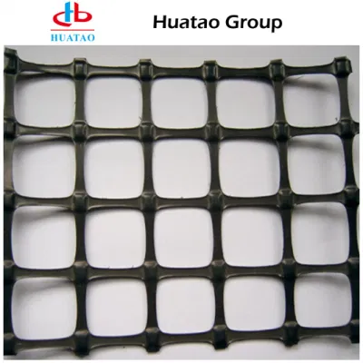 PP biassiale plastica griglia poliestere fibra di vetro parete di fissaggio ad alta resistenza Geogriglia monoassiale in HDPE