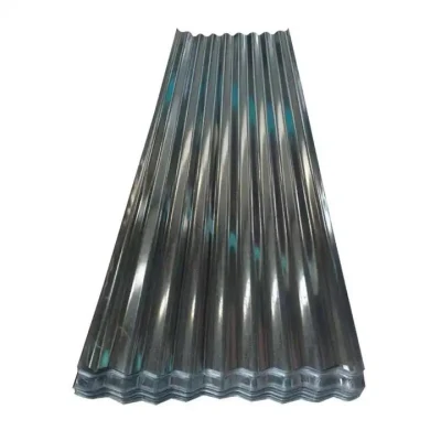 Prezzo all′ingrosso 22 Gauge zincata piastra di copertura Hot DIP Fogli in acciaio ondulato galvanizzato DX51D