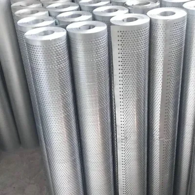 Acciaio zincato lamiera perforata alluminio/ferro rete metallica perforata fabbrica