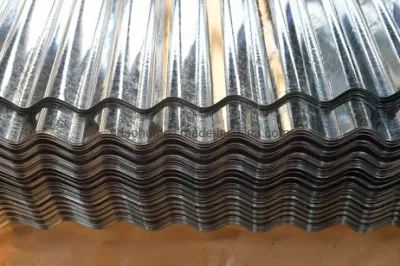 Rivestimenti in lamiera di acciaio corrugata piastrelle zincate in acciaio zincato verniciato in alluminio