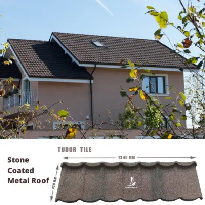  Grossista Tudor tipo piastrelle metallo Aluzinco rivestimento lamiera grecata pietra Lamiera di sezione tetto rivestita