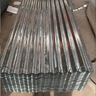 GI zincata Galvalume acciaio corrugato copertura lamiera 0.5mm termoresistente Fogli per coperture 24 calibro 28 DX51D zinco alluminio zinco tessere Lamiera del tetto in metallo
