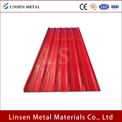 Cina fabbrica tetti Tile corrugato tetto foglio 0.12*665mm G350 zincato Lamiera di acciaio per coperture Gi corrugata
