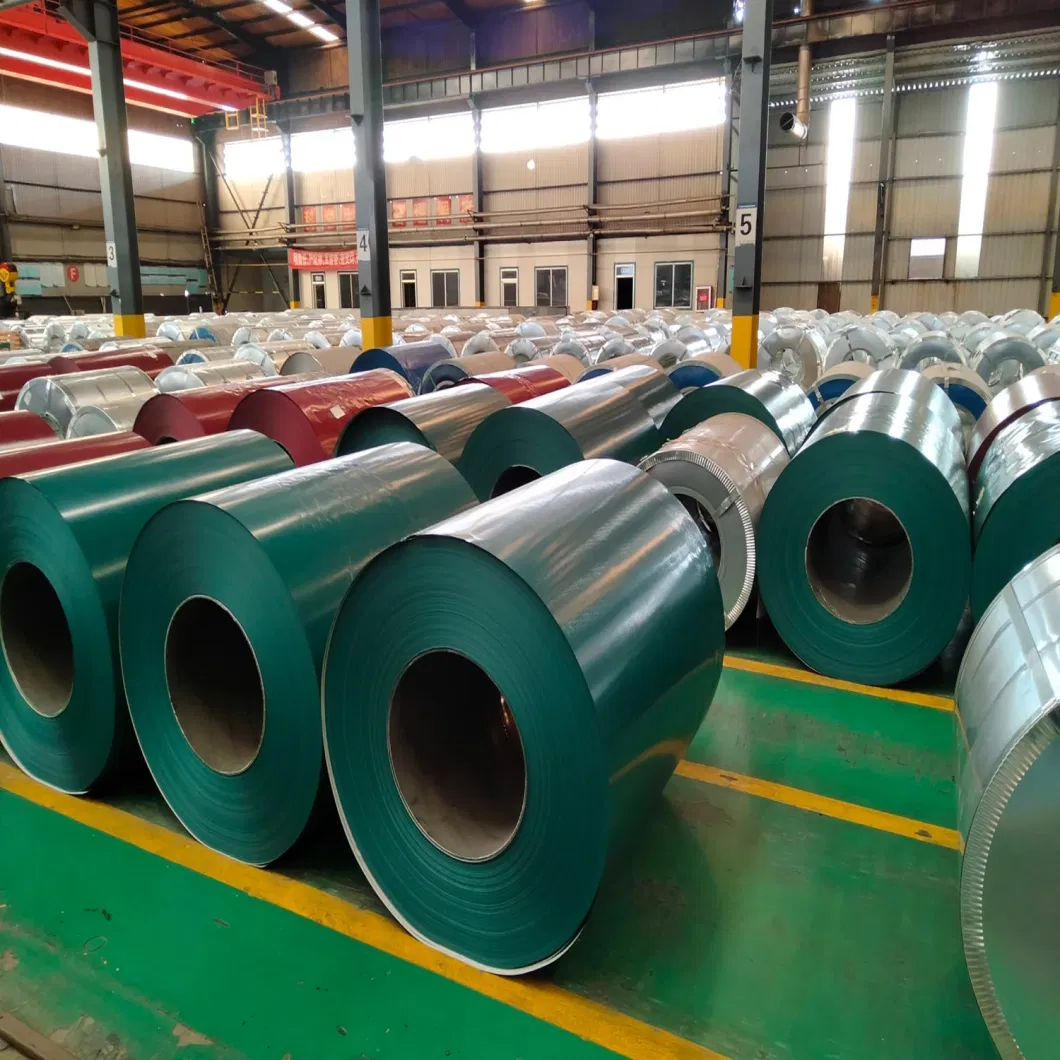 Coated Cold and Hot Dipped 0.6mm 0.8mm 1mm PPGI Color Galvanized Steel Sheet PPGI Galvanized Steel Coil