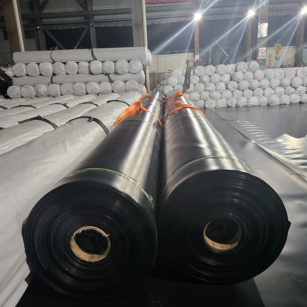 Factory Price 0.2mm-2.5mm Geotechnical Project 60 Mil Membrane Geomembrane Cost Farming HDPE Liner