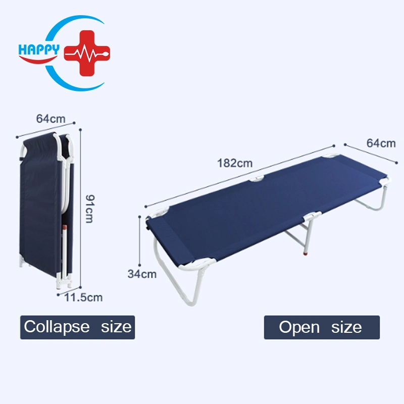 Hc-M027 Hospital Furniture Folding Ultralight Portable Medical Sleeping Accompanying Recliner Chair Bed