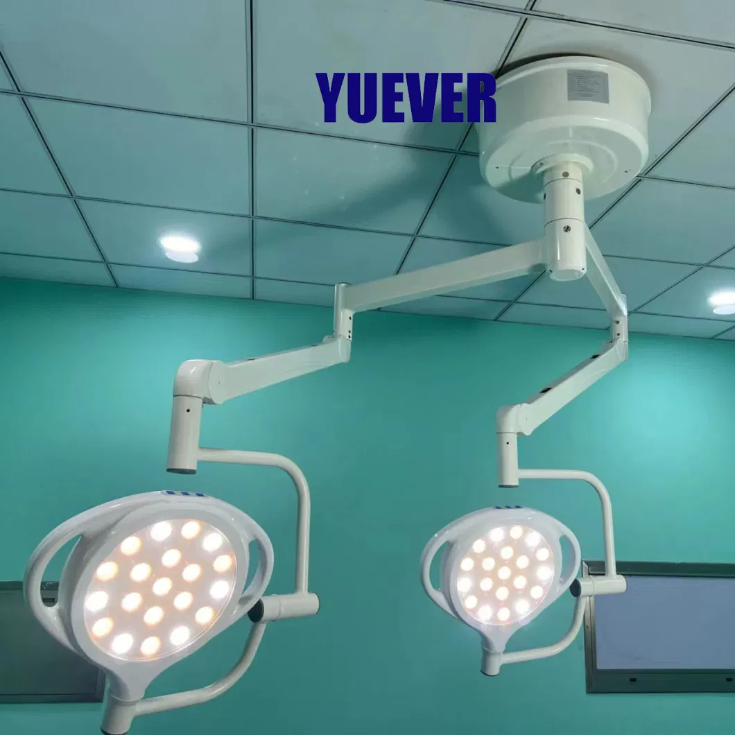 Yuever Medical Ceiling Type Surgical Shadow Proof Illuminating LED Operating Light Lamp for Hospital Room Equipment