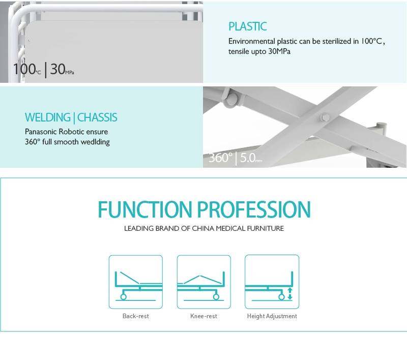Y6n6s Portable Electric Hospital Adult Medical Rehabilitation Bed