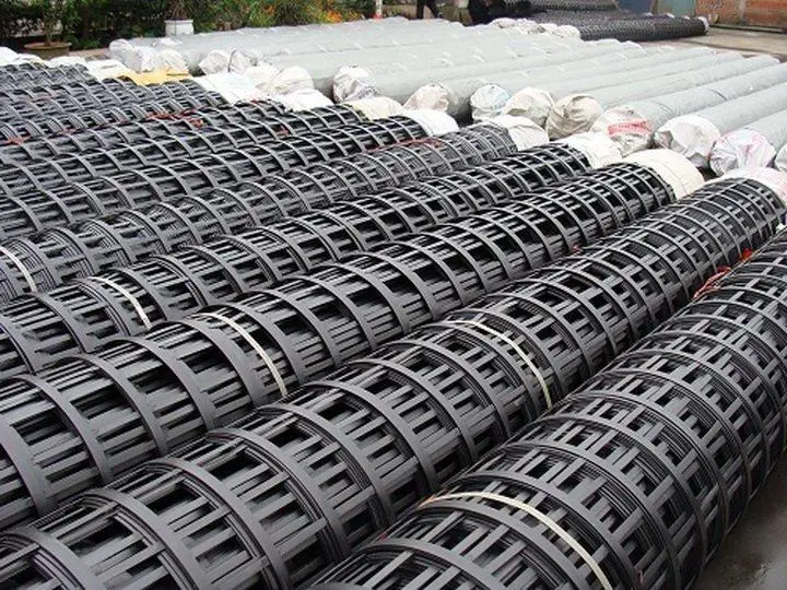 Steel &amp; Plastic Composite Biaxial Geogrid 100kn for Slope Protection