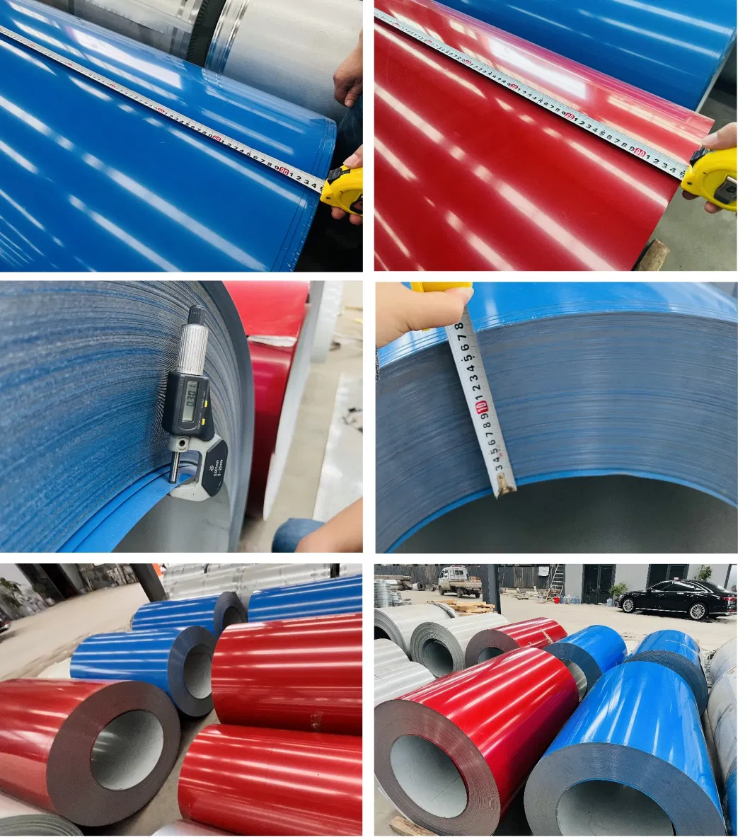 Cold Rolled Galvanized HDG/Secc/Secd/Dx51d/Dx52D Gi Prepainted Galvanized Roofing Sheet PPGI PPGL Zinc Coated Color Coated Corrugated Steel Coil