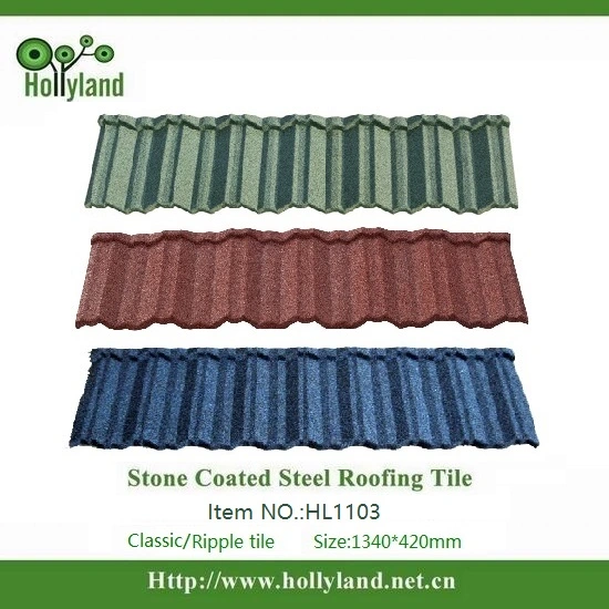 Stone Coated Metal Roofing Tile Classical Bond Tiles