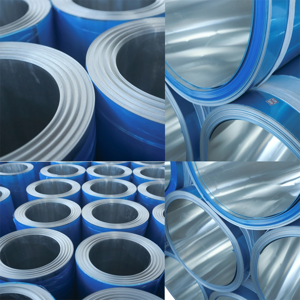 1050 1060 1100 3003 3004 3105 8011blue PVC/PE Film Coated Aluminum/Aluminium Coil/Roll