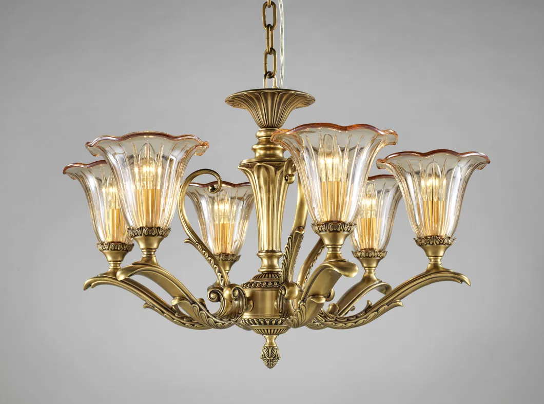 American\European CE/UL ETL LED High Quality Copper Yellow Bronze Golden Shadow Glass Double Heads E14/E12 Indoordecoration Lighting Decorative Light Wall Lamp