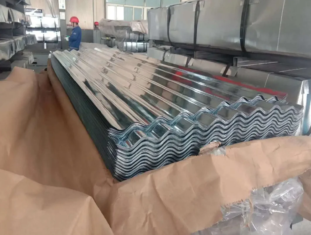 China Factory Galvanized Dx51d Roofing Sheet Zinc Coated Z60g Gi Steel Sheet