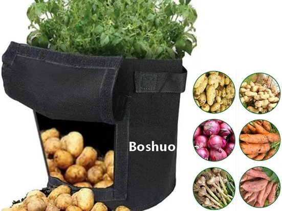 9 18 25 36 49 64 Pocket 2 3 5 7 10 20 30 Gallon Geotextile Fabric Felt Garden Vertical Hanging Root Nursery Plant Seedling Potato Vegetable Grow Planter Geo Bag