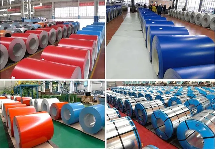 Factory Manufacture PPGI Galvanized Color Coated and Prepainted Steel Products in Coil for Metal Roofing Sheet