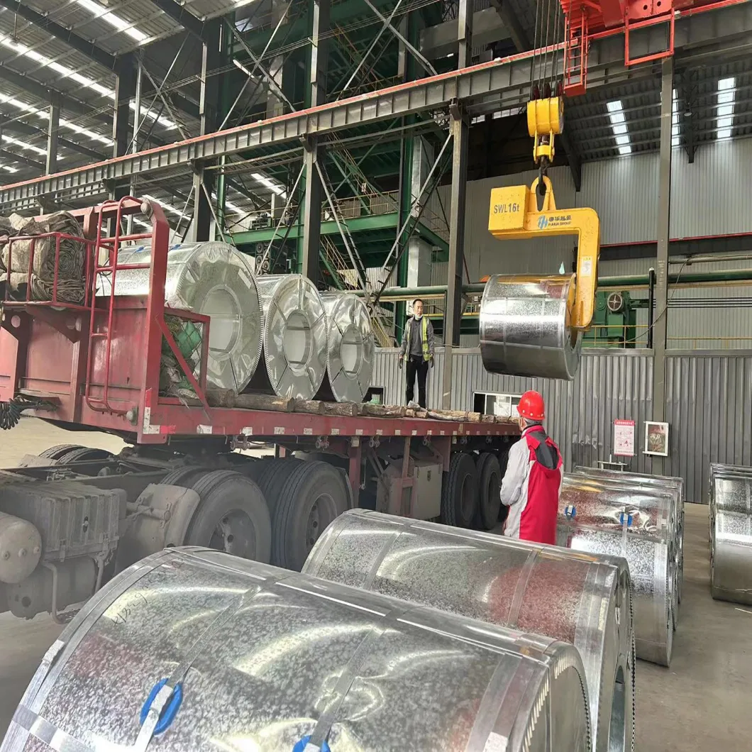 Chinese Manufacturers Supply Hot Dipped G350 G450 G550 Z275 0.3mm 0.4mm 0.5mm 0.6mm 0.8mm Gi Gl Galvanized Galvalume Steel Sheet Coil