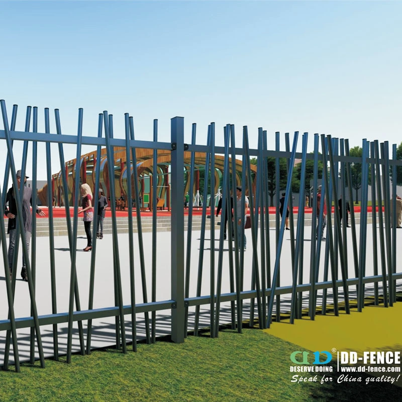 Galvanized 358 Safety Perimeter Clear View Welded Wire Mesh Metal Anti Climb Boundary Security Panel Fence for Border Airport Prison