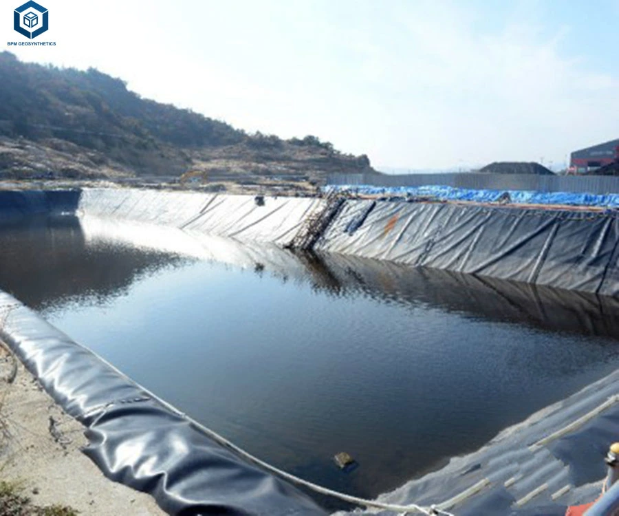 Dampproof HDPE Waterproofing Membrane Pond Liners for Dam Project in Kenya