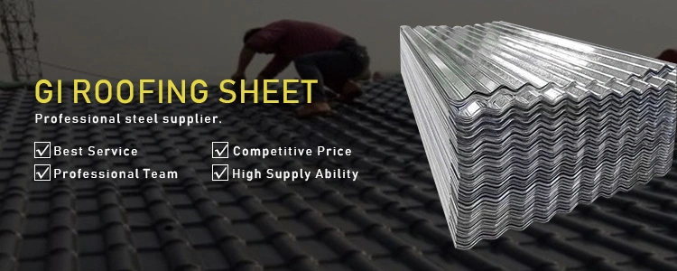 Zinc Galvanized Corrugated Steel Iron Roofing Tole Sheets for House