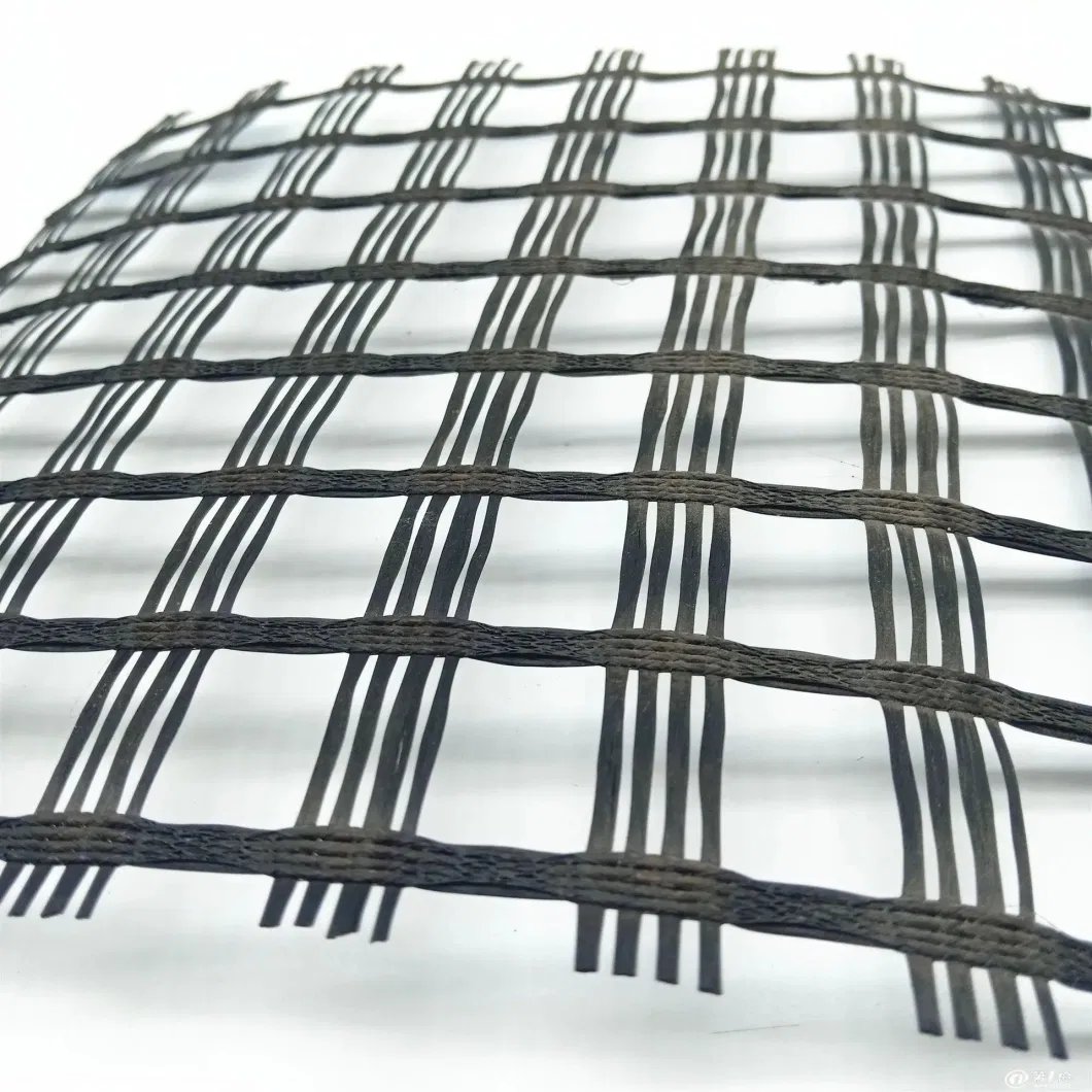 Polyester Warp Knitted Polyester Geogrid Used for Highway Slope Protection