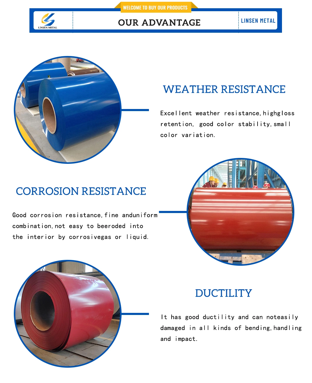 0.12mm/0.2mm/0.3mm/0.4mm/0.5mm/0.6mm/0.7mm/0.8mm/0.9mm/1.0mm/1.2mm Pre-Painted Galvanized Steel PPGL Coil with Factory Price