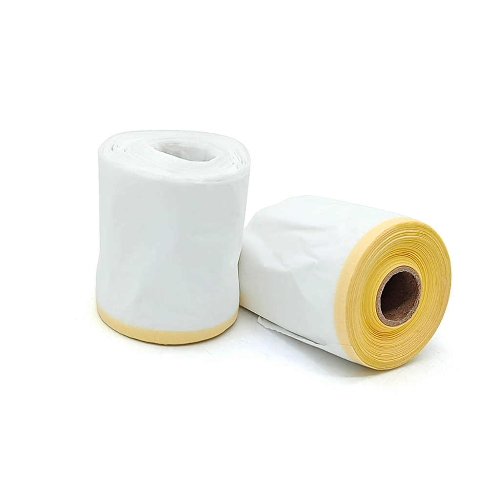 Self Adhesive Pre Taped Masking Film Rolls for Shoe&prime;s Painting