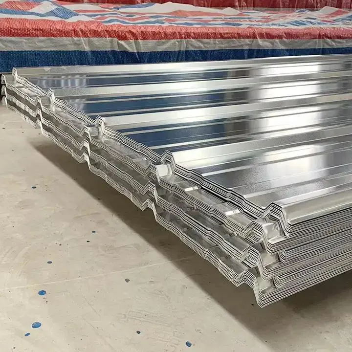 0.12-0.85mm Corrugated Sheet 30-150g Hot-DIP Galvanized Corrugated Sheet Roof Panel