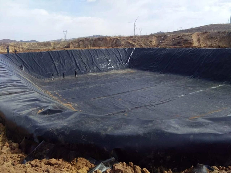 Manufacturer Geosynthetics Smooth HDPE Geomembrane for Irrigation Canals