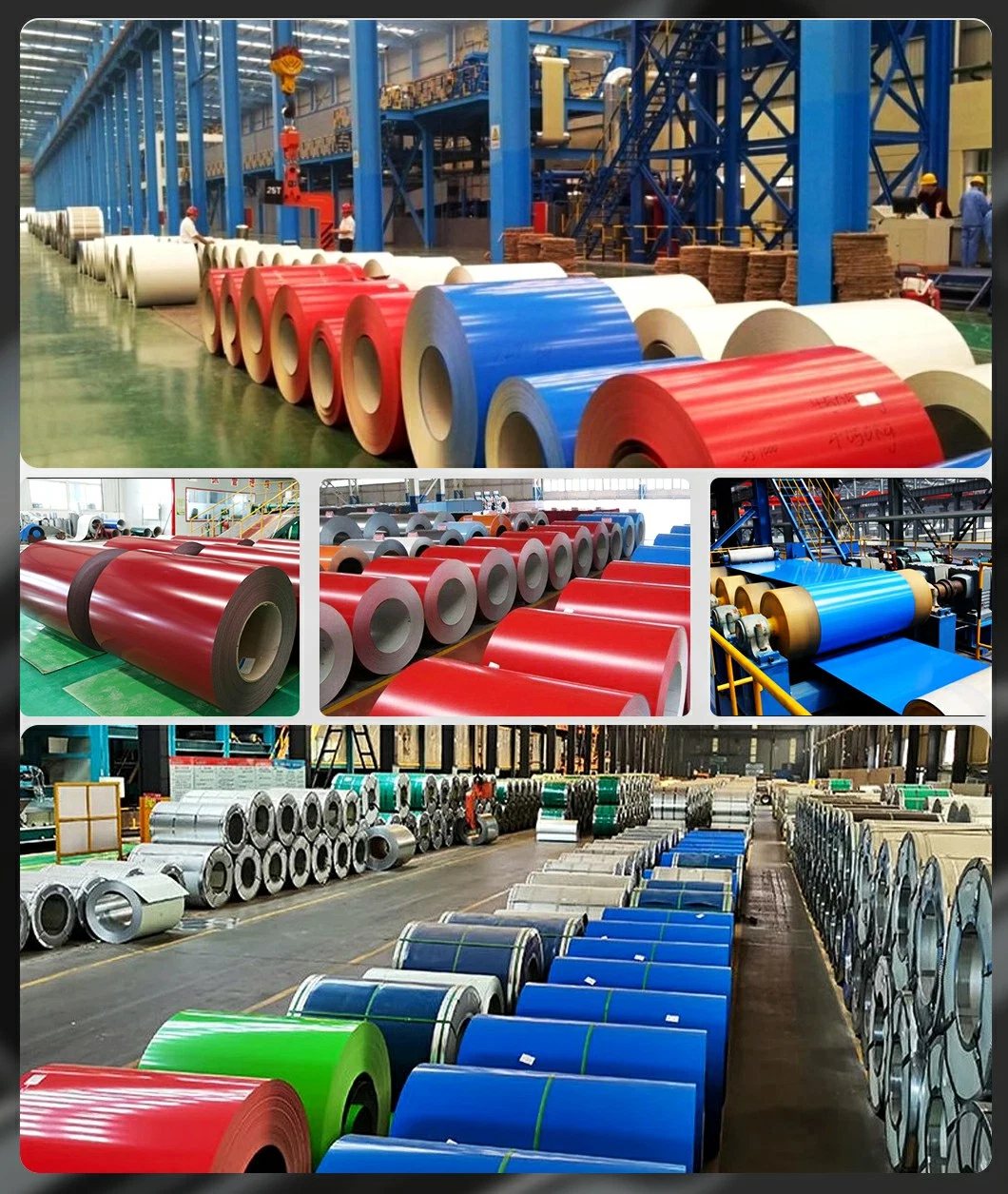 China Supplier ASTM, JIS, GB Ral5017 Dx51d Z100 CGCC PPGI PPGL Ral Color Prepainted Galvanized Steel Coil