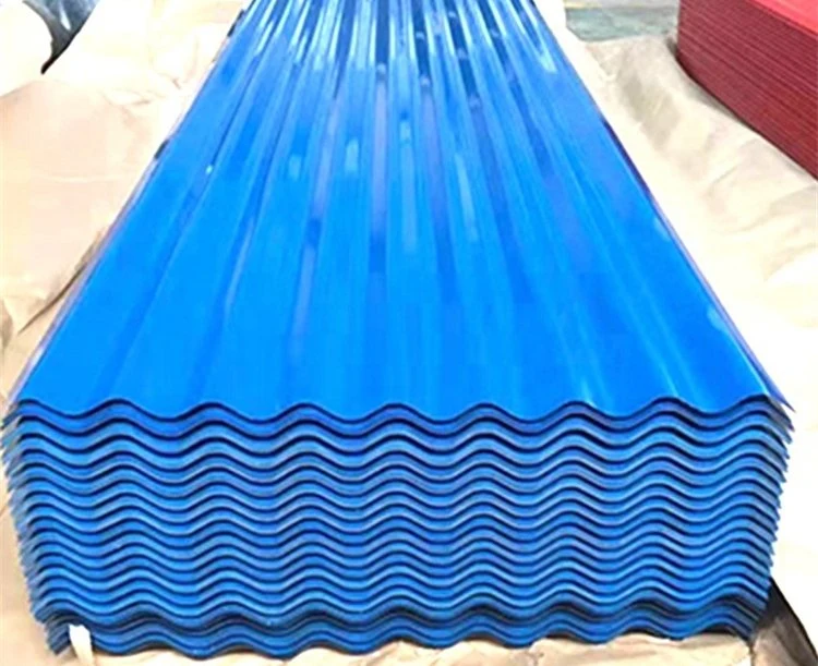 Customized Wholesale Corrugated Steel Roofing Iron Sheets Galvanized PPGI Metal Zinc Colour Coated Galvan Roofing Sheets