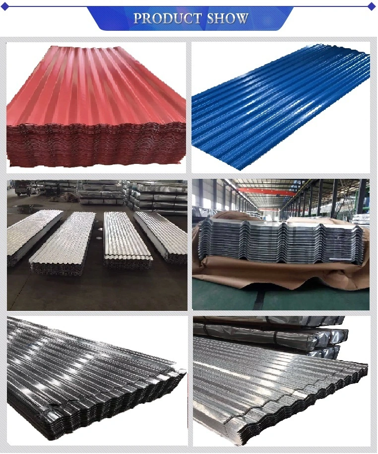 SGCC Dx51d 0.35mm Hot Dipped Galvanized Corrugated Steel Iron Roofing Sheets