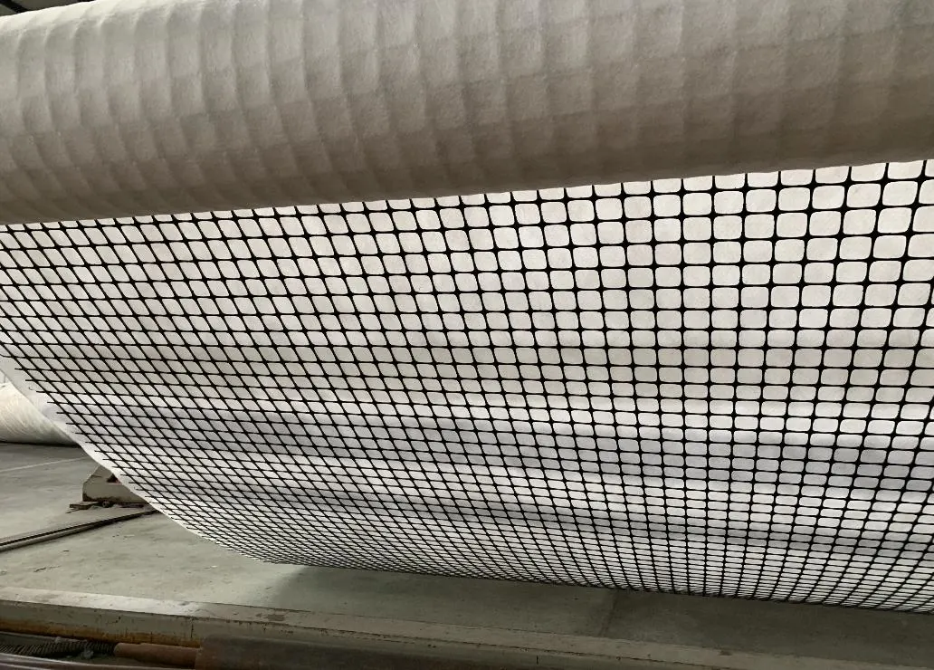 High Quality Road Construction Combined PP Biaxial Geogrid Geocomposites