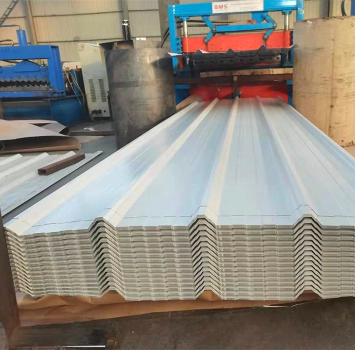 China Hot Sales Hot Dipped Prepainted Galvanized Color Coated Corrugated Sheet 2mm Thickness Gi PPGI Zinc Coated Roofing Sheet for Building material