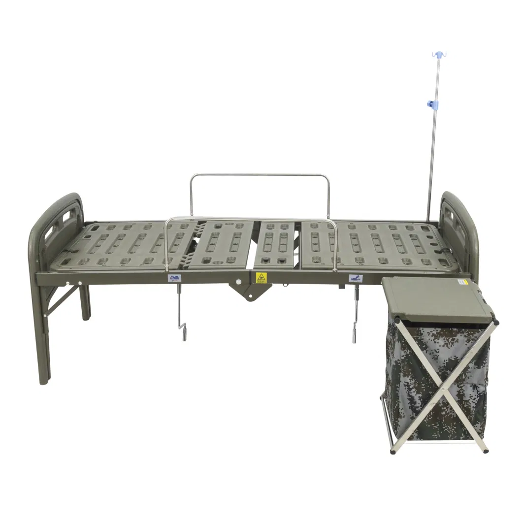 Hot Selling Advanced Folding Portable Hospital Bed for Field Hospitals