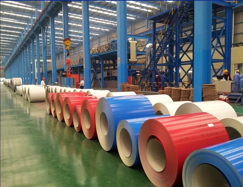Color Coated Roll 0.4-0.5-0.6-0.7-0.8 Steel Sheet Roll of Various Colors