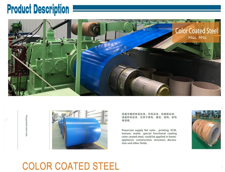 Color Coated Steel Coil Coulor Prepainted Galvanized Steel Coil and Sheets