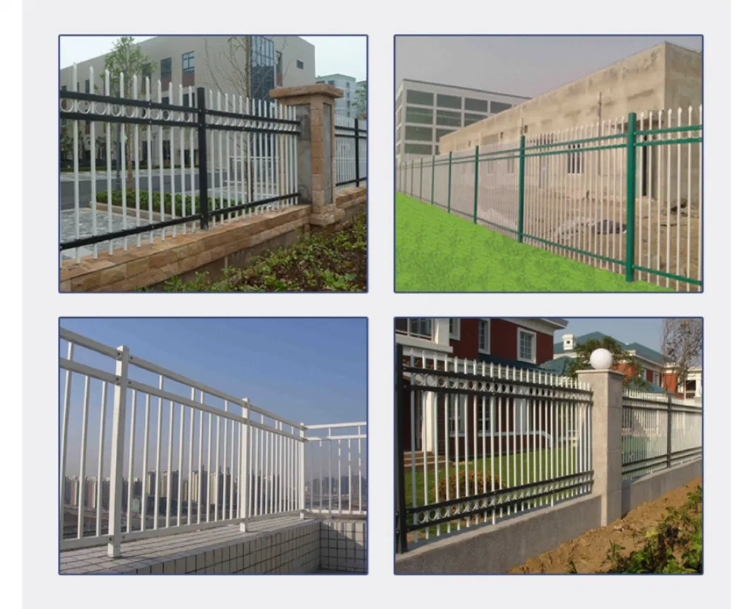 Professional Custom Decoration Wrought Iron Fence/Steel Fence/Metal Fence/Balcony Fence/Chain Fence/Security Fence/Garden Fence