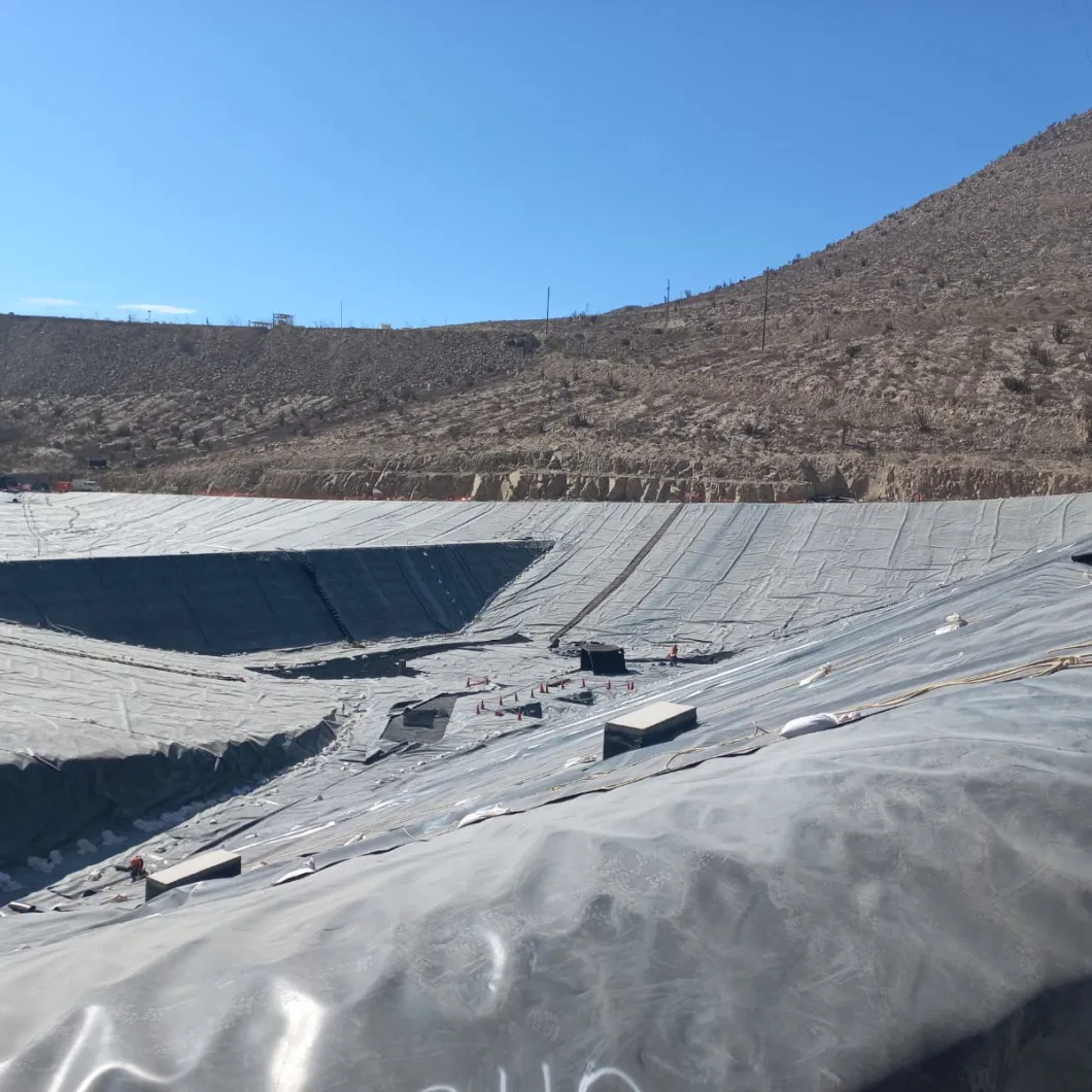 ASTM Standard 100% Virgin Material Anti-Seepage Waterproof Impermeable Smooth Textured HDPE Geomembrane for Agriculture/Dam/Landfill/Tailing Dam, Reservoir