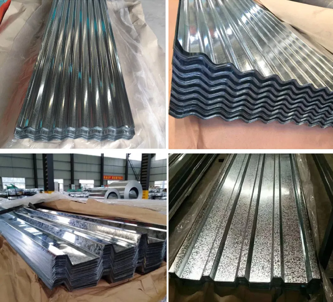 China Factory Galvanized Dx51d Roofing Sheet Zinc Coated Z60g Gi Steel Sheet