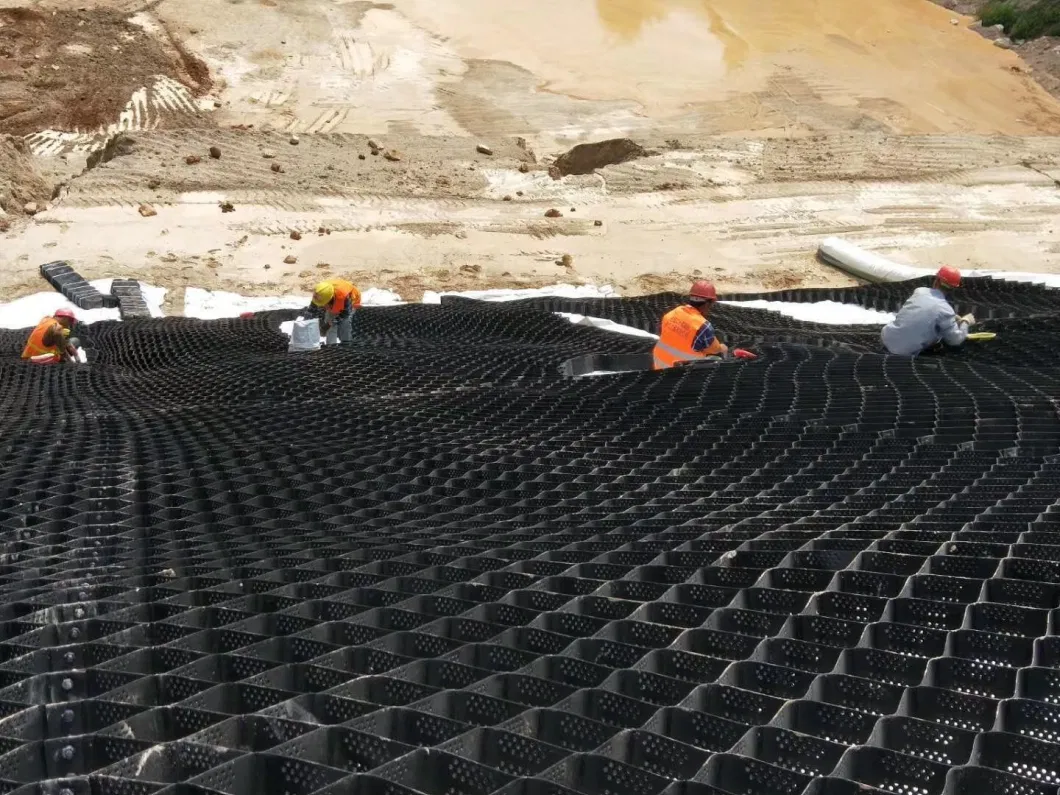 HDPE Plastic Honeycomb HDPE Geocell Gravel Grid