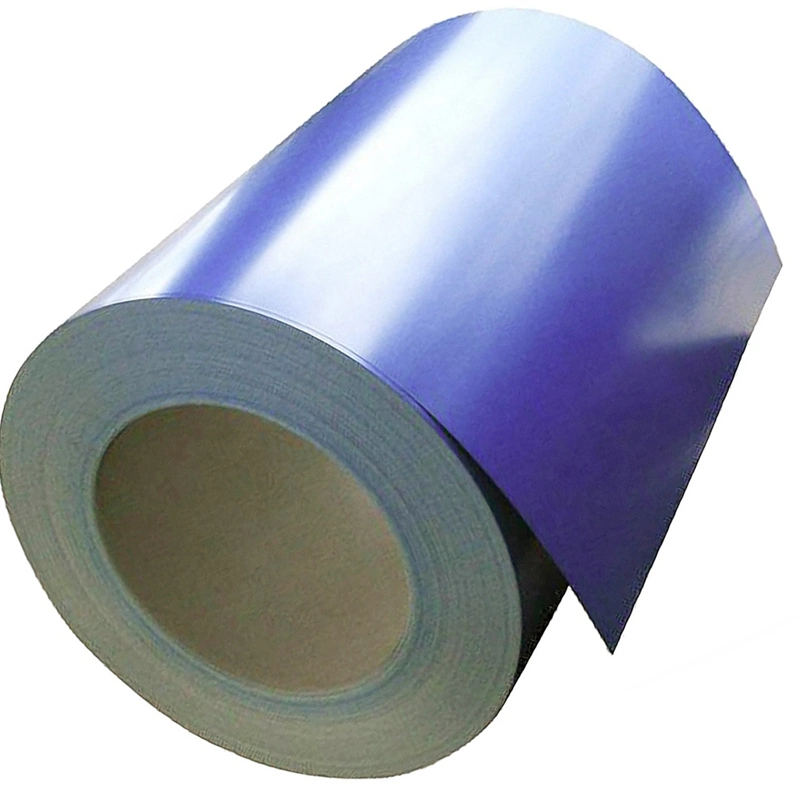 Zinc Aluminum Al-Zn Coated Metal Sheet PPGL 0.3mm Galvanize Steel Coil Color Coated PPGI Ral 9016