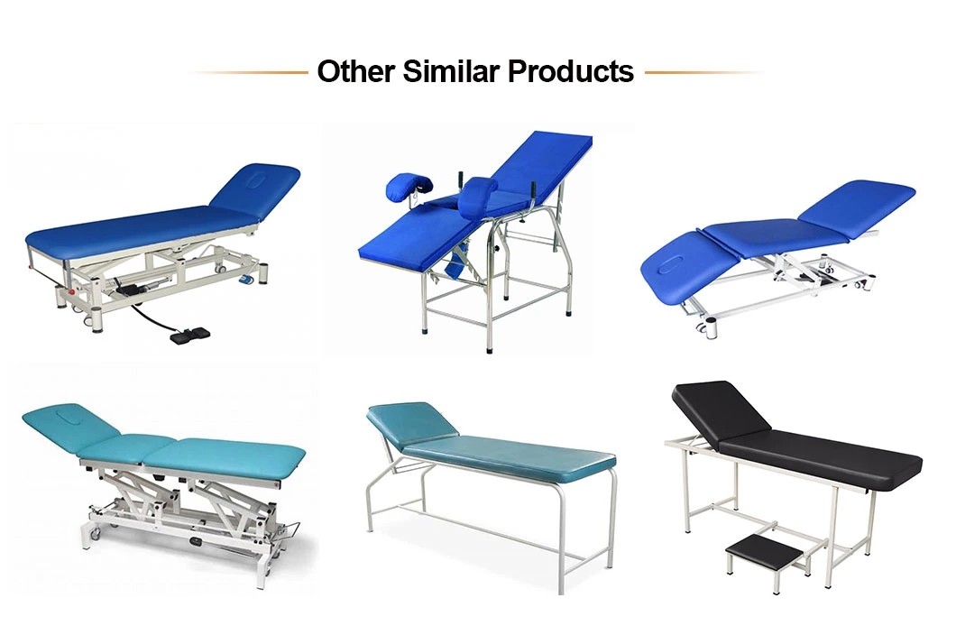 China Clinic Hospital Furniture Factory Price Selling Portable Medical Foldable Examination Bed for Sale