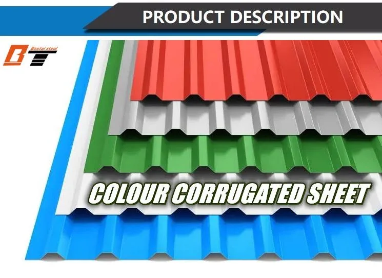 ASTM A653 Top Coating 20mic Z60 PPGI Roofing Prepainted Corrugated Sheet