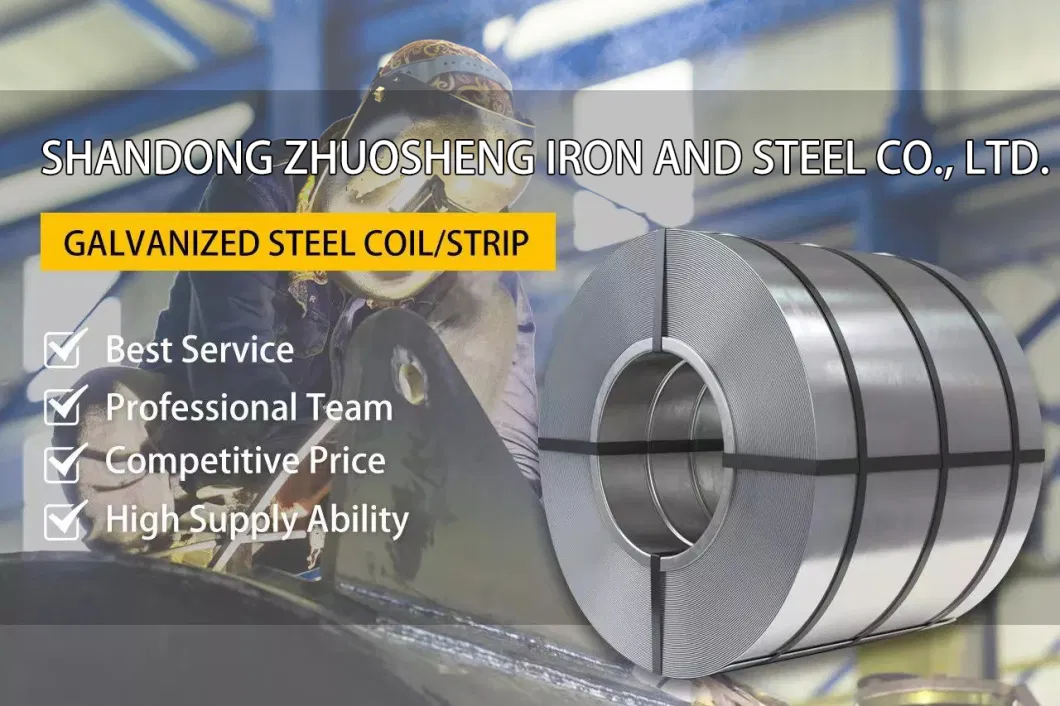 Wholesale Price Galvanized Steel Coil Strip Roofing Sheet PPGI Dx51 Zinc Coated Cold and Hot Dipped Galvanized Steel Coil