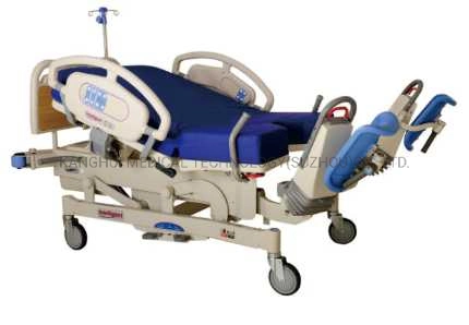 Intelligent Electric Obstetric and Gynecological Ldr Delivery Bed with Central Brake