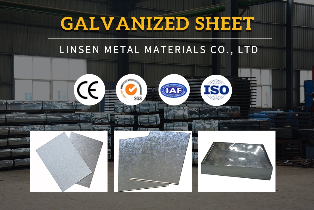 Factory Direct Supply 0.12mm/0.2mm/0.3mm/0.4mm/0.5mm/0.6mm/0.7mm/0.8mm/0.9mm/1.0mm/1.2mm Zinc Coated Hot Diped Galvanzied Steel Sheet